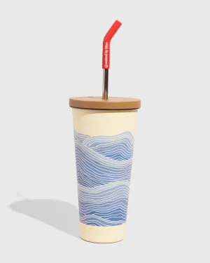 24 oz Insulated Steel Straw Tumbler