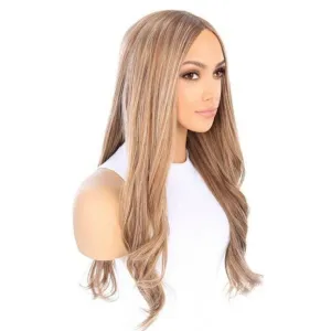 26" Ponytail Silk Top Wig Medium Blonde