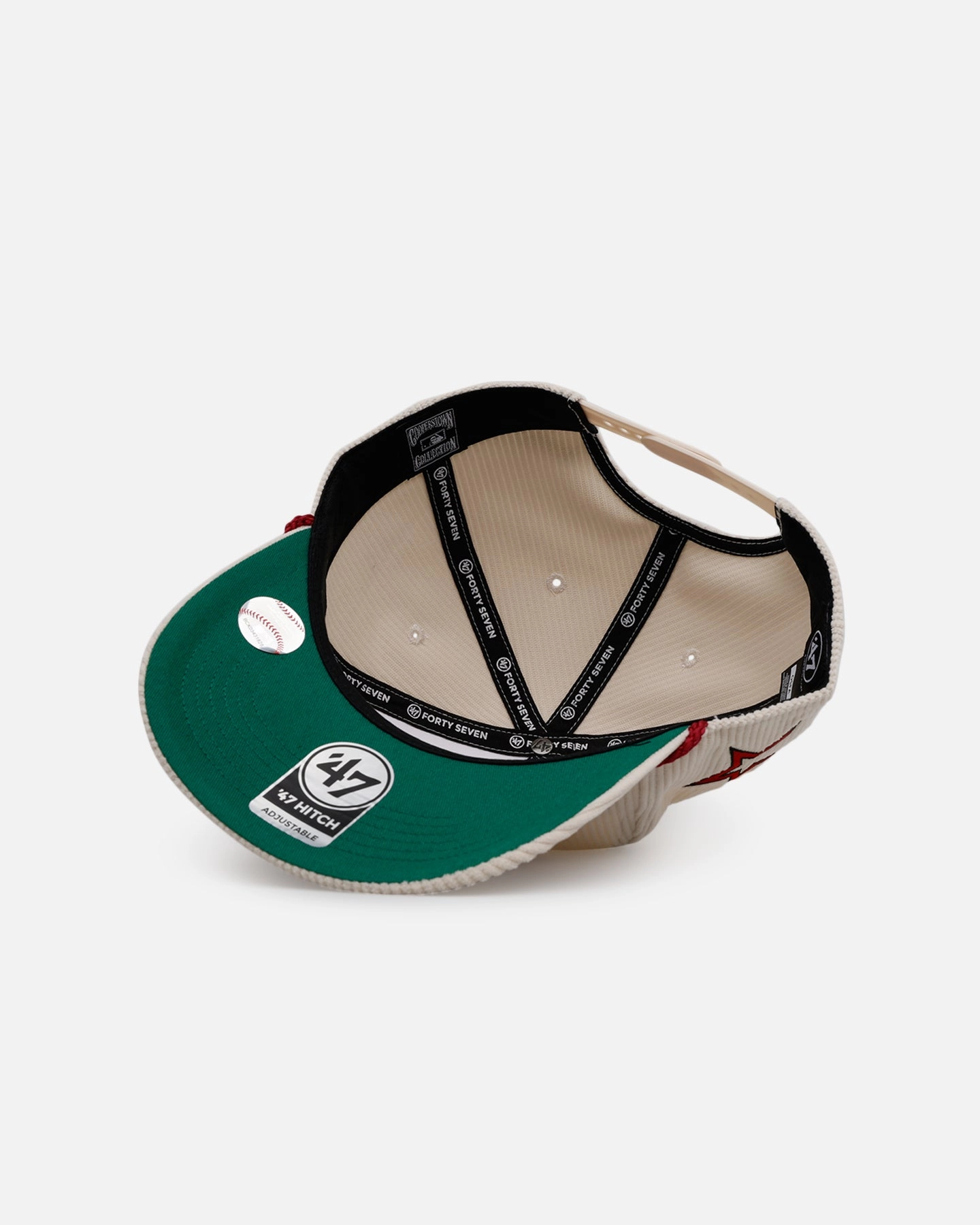 47 Brand Houston Astros 'Natural Script' Premium Hitch Corduroy Snapback Natural