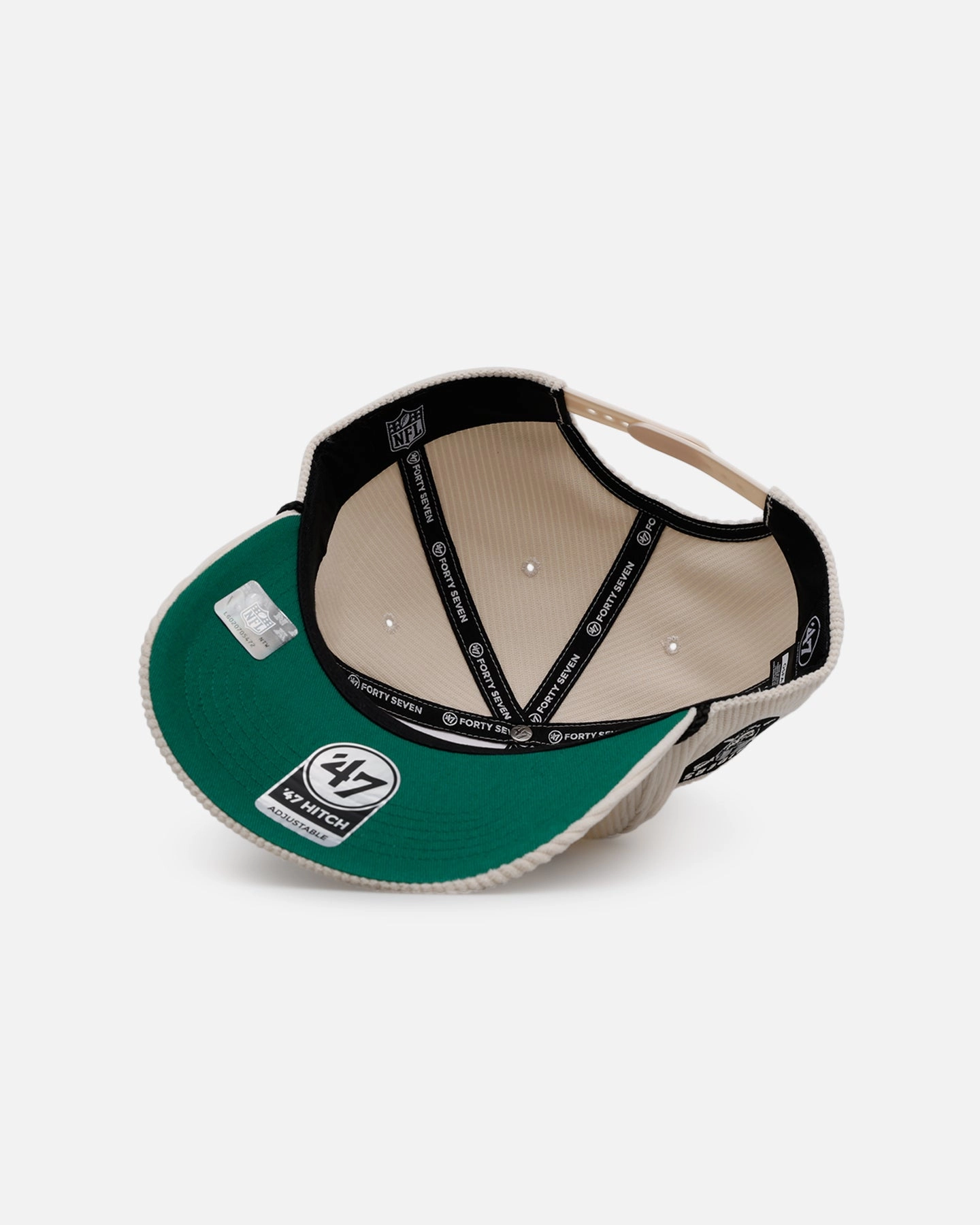 47 Brand Las Vegas Raiders 'Natural Script' Premium Hitch Corduroy Snapback Natural