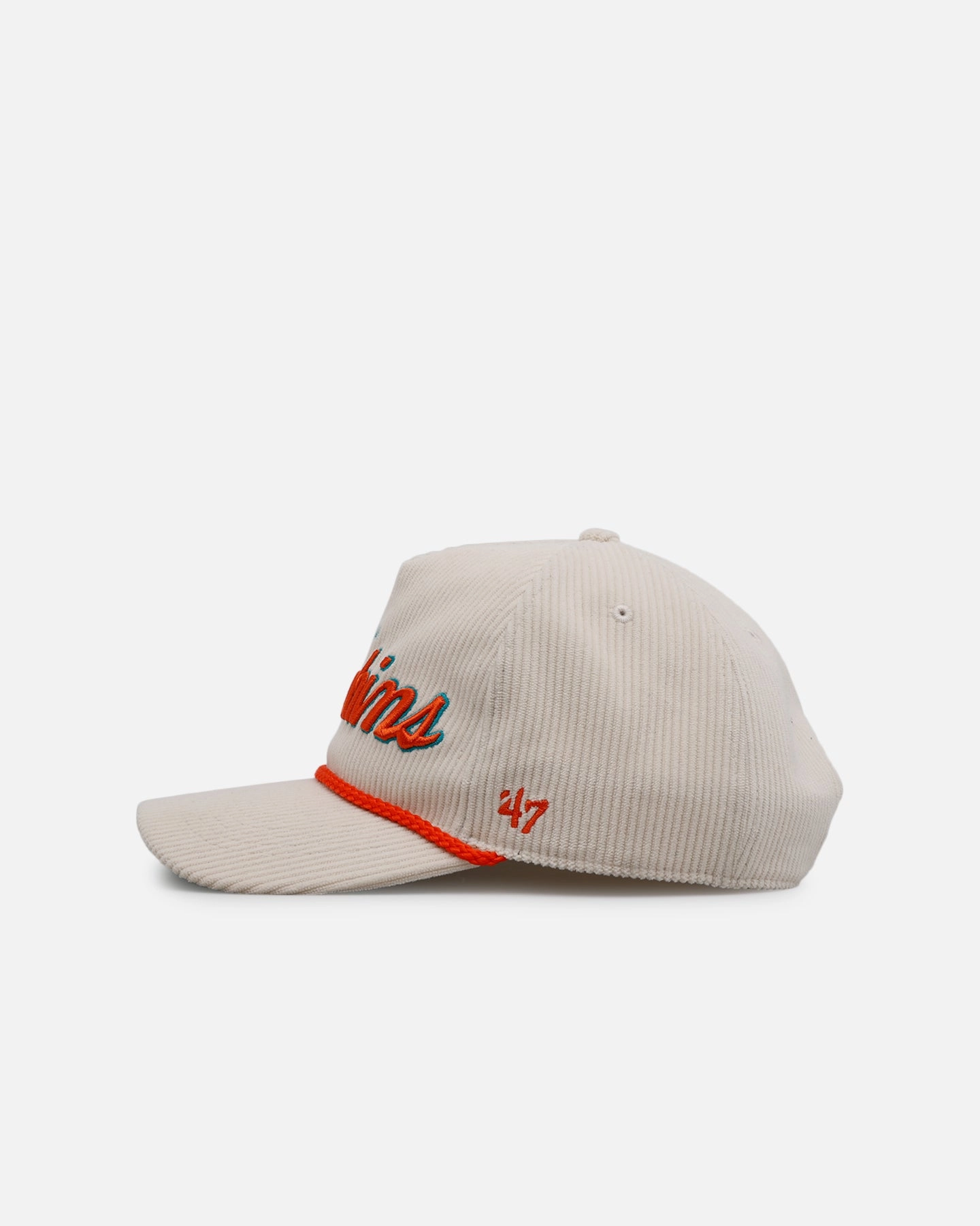 47 Brand Miami Dolphins 'Natural Script' Premium Hitch Corduroy Snapback Natural