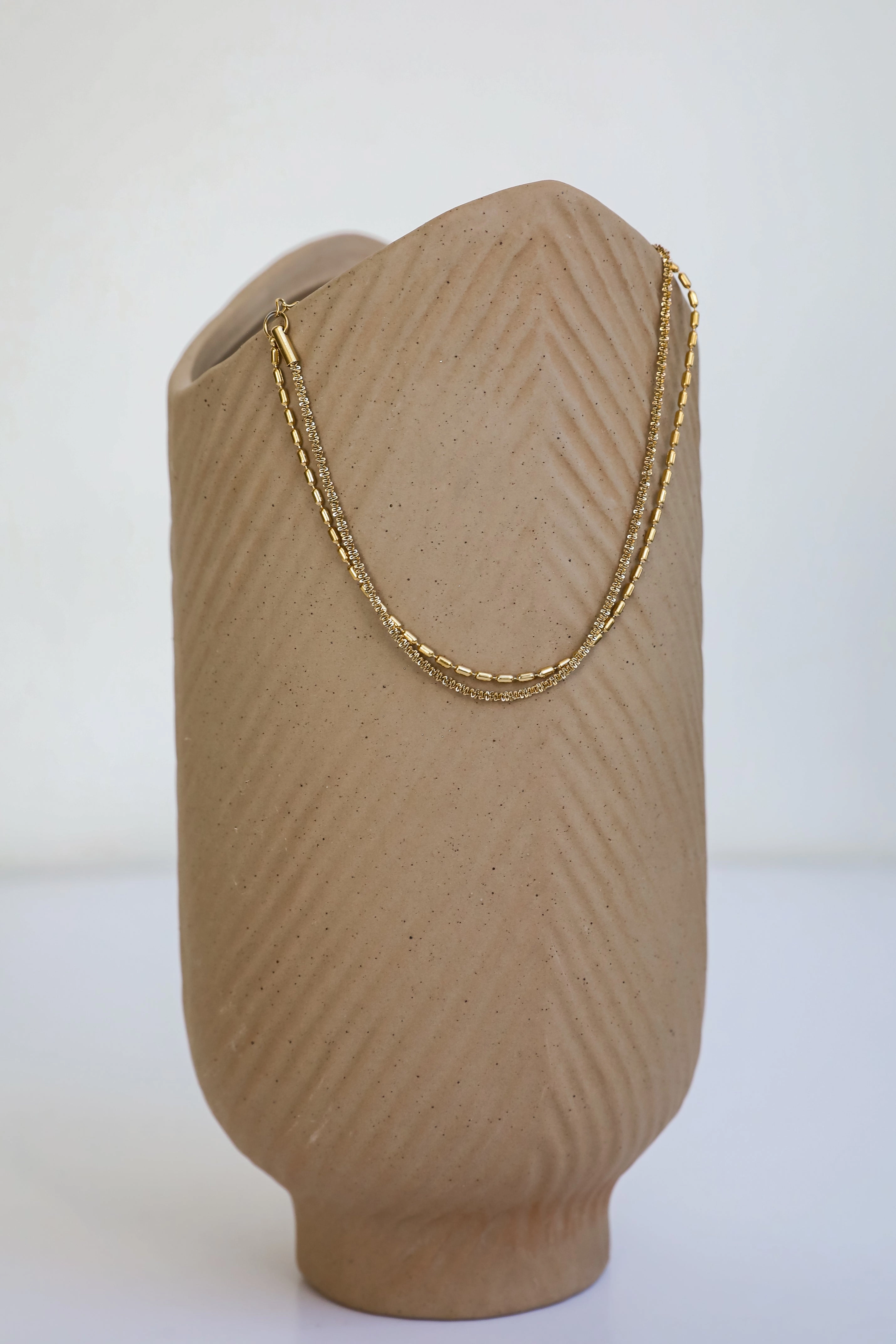 Annie Gold Layered Chain Anklet