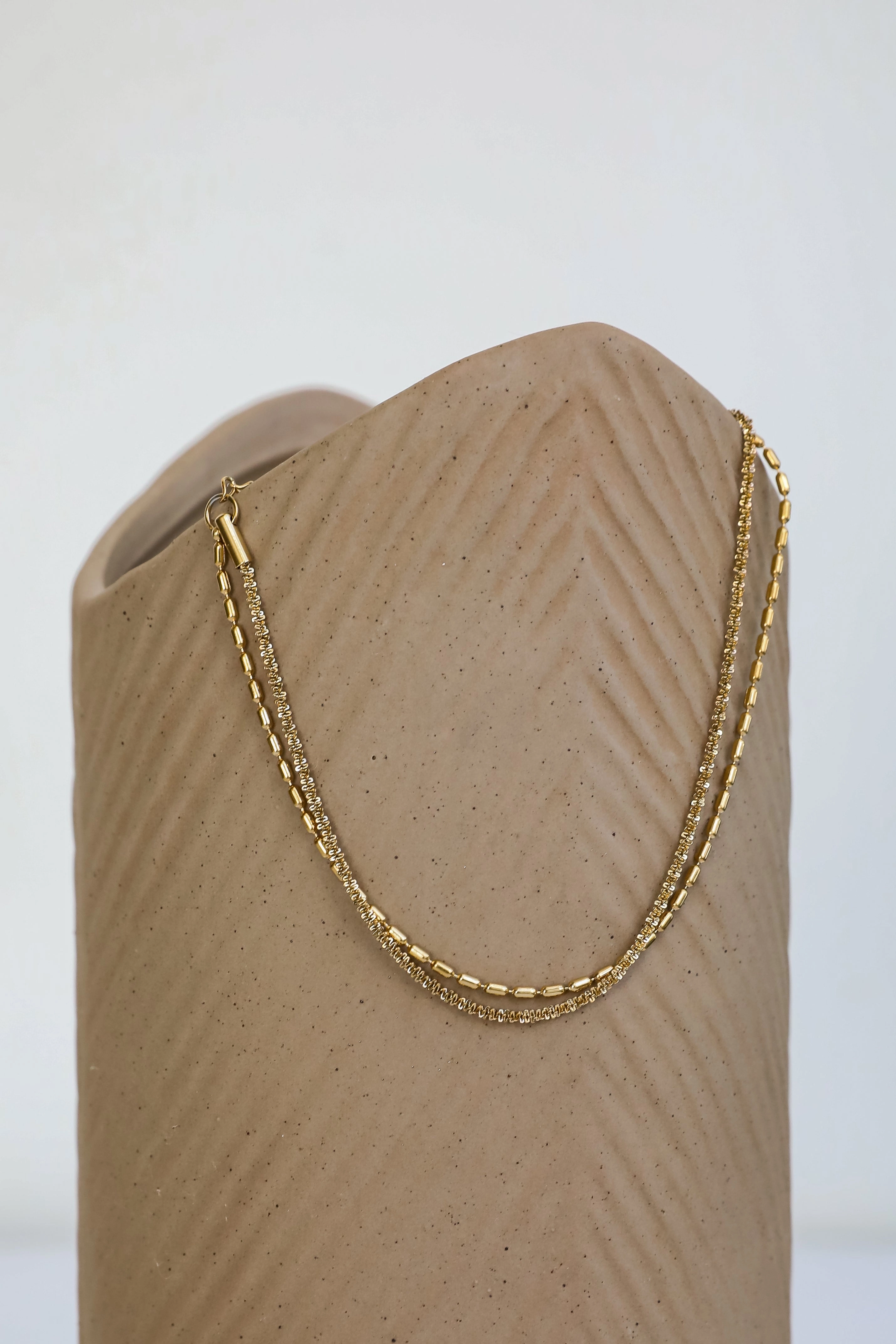Annie Gold Layered Chain Anklet