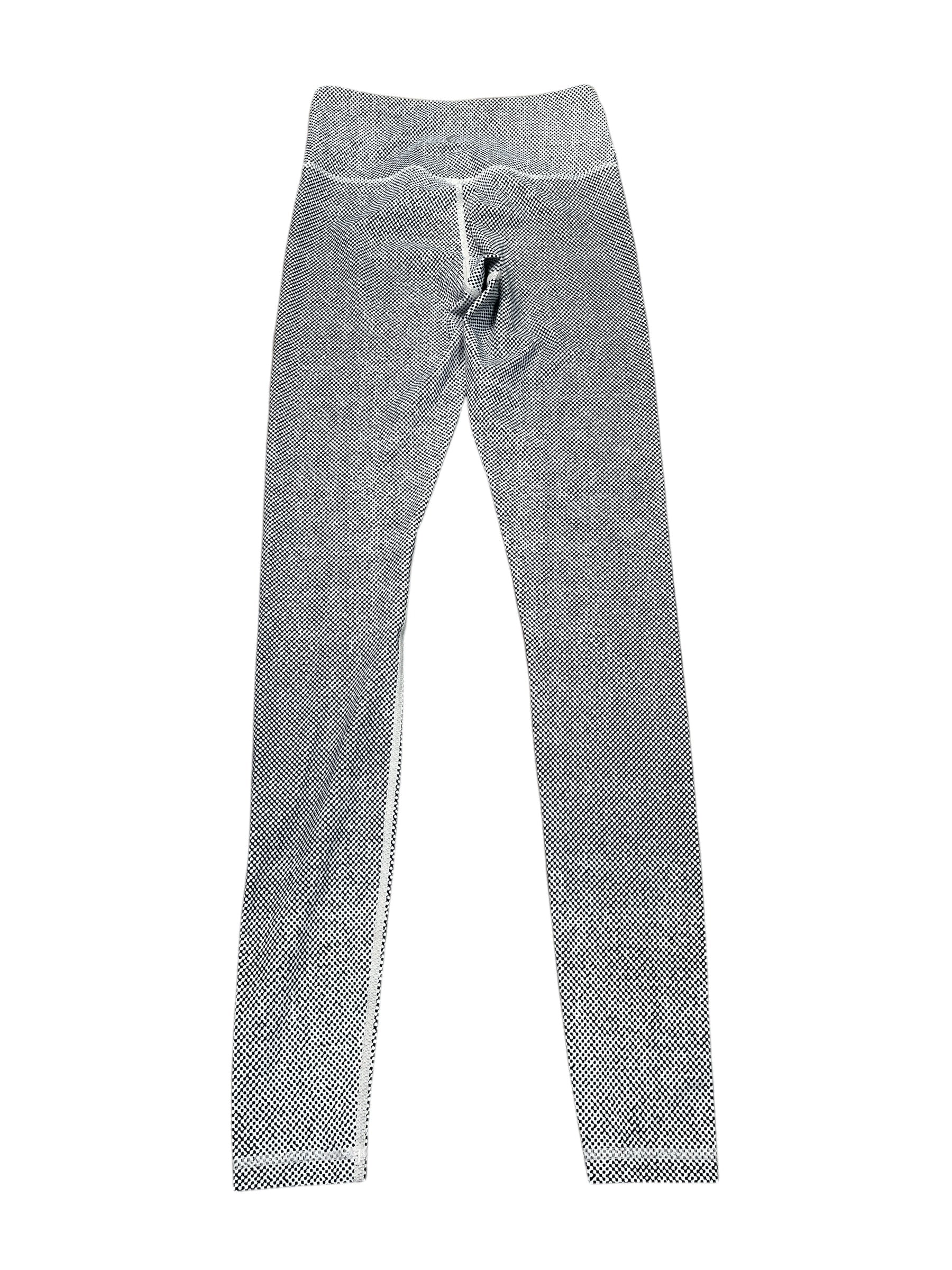 Athletic Leggings By Zyia In Black & White, Size:Xs