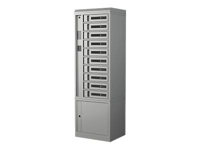 Bretford TechGuard Connect TCLAKS160EF11 - Cabinet unit (charge only) - for 10 notebooks/tablets/cellular phones - lockable -