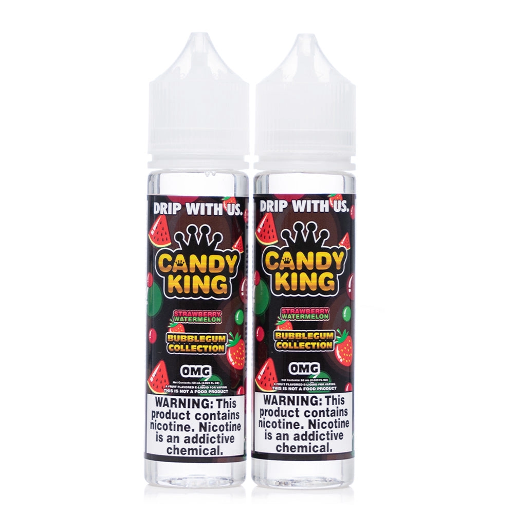 Bubblegum Collection by Candy King - Strawberry Watermelon Twin Pack