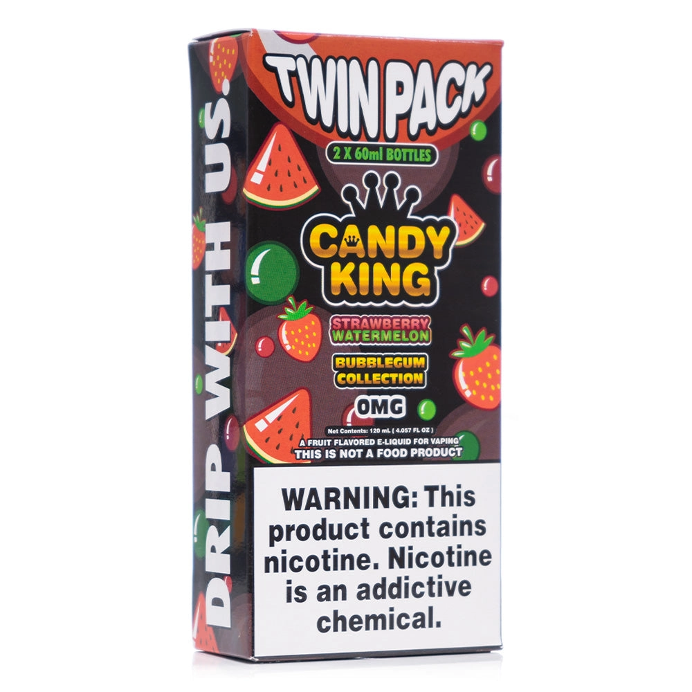 Bubblegum Collection by Candy King - Strawberry Watermelon Twin Pack