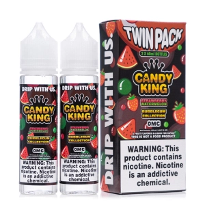 Bubblegum Collection by Candy King - Strawberry Watermelon Twin Pack