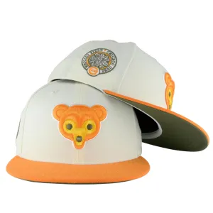 Chicago Cubs Chrome Orange Olive New Era 59FIFTY Fitted Hat