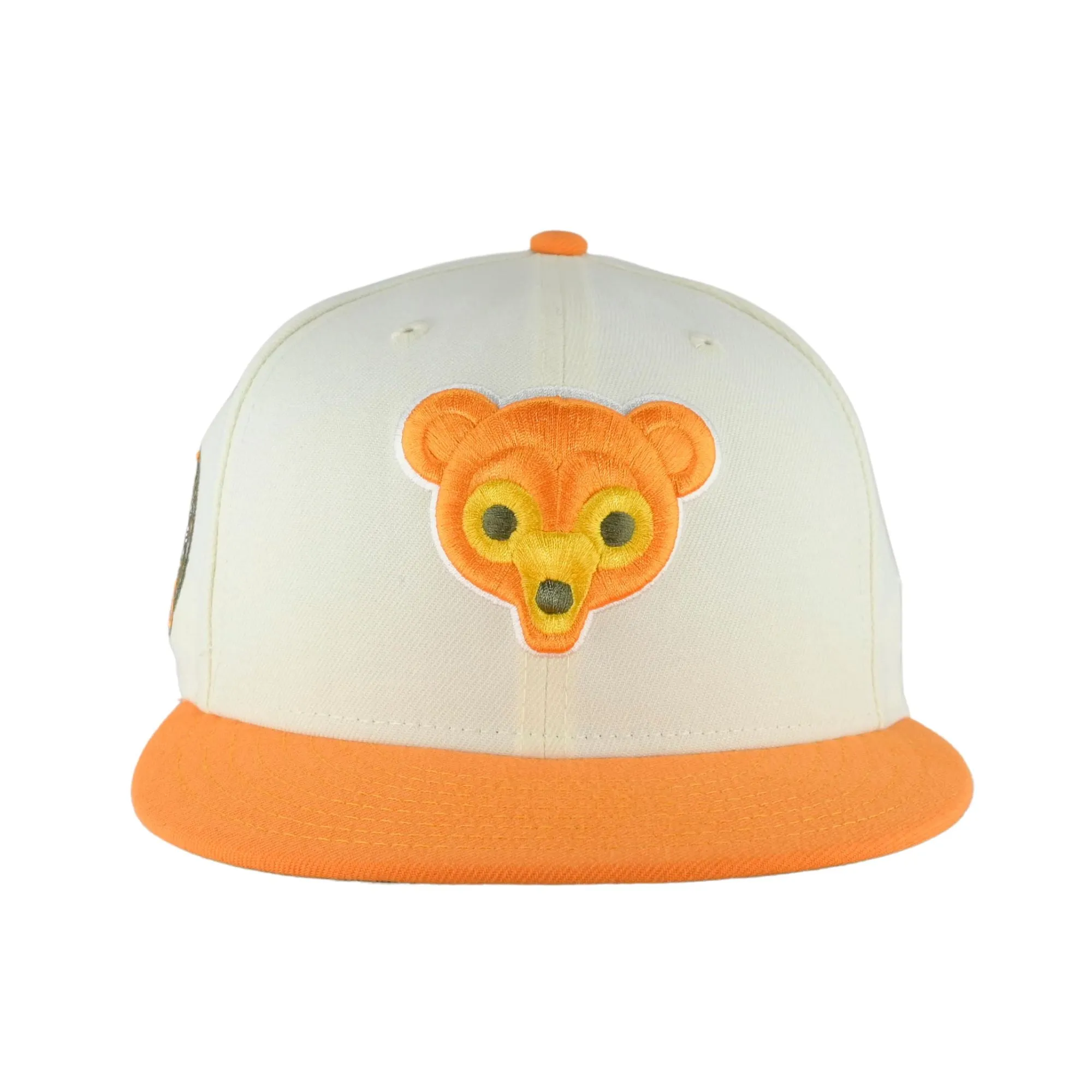 Chicago Cubs Chrome Orange Olive New Era 59FIFTY Fitted Hat