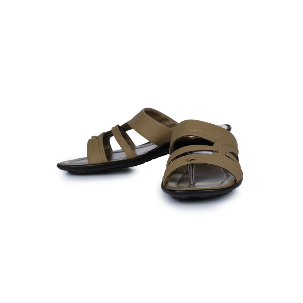Coolers Casual Camel Slippers For Men COOL99-1 By Liberty