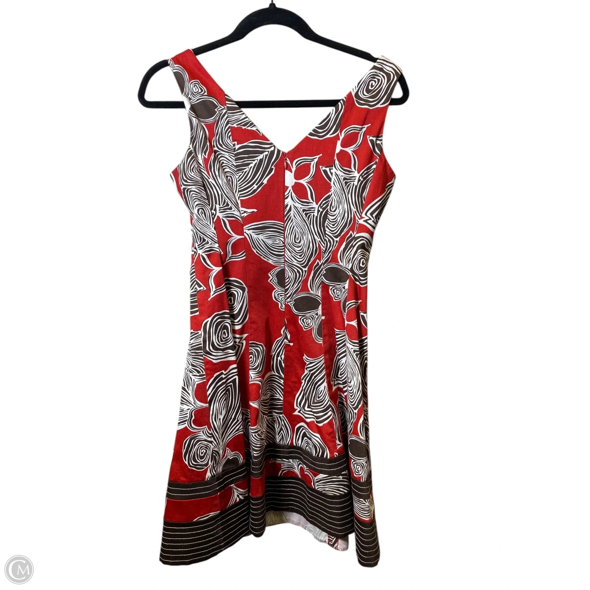 Dress Casual Midi By Nine West In Multi-colored, Size: S