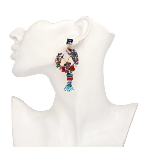 Fashion Personality Lobster Earrings Female Shi Earrings Accessories