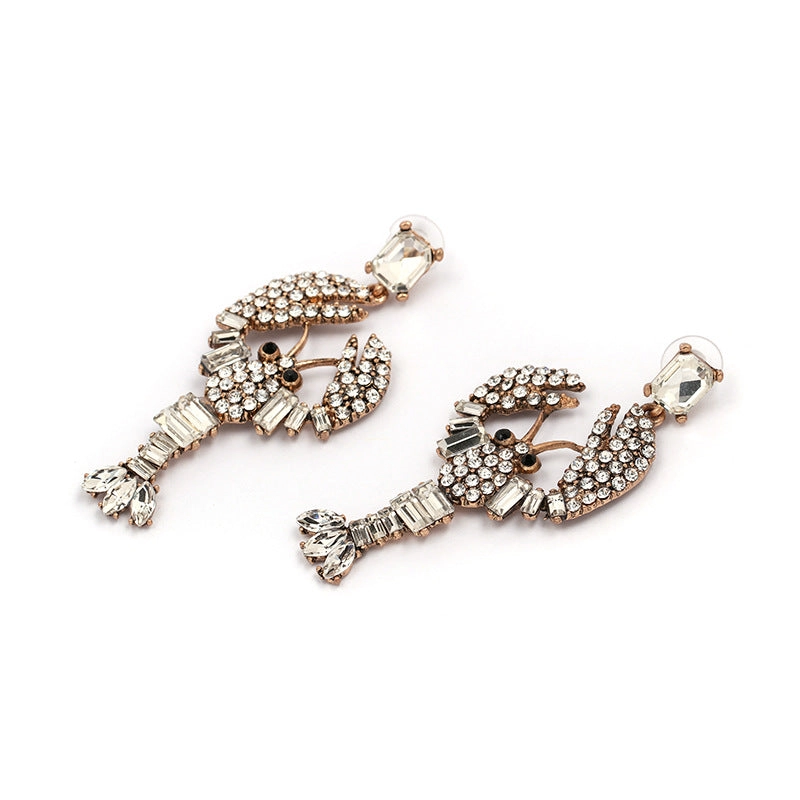 Fashion Personality Lobster Earrings Female Shi Earrings Accessories