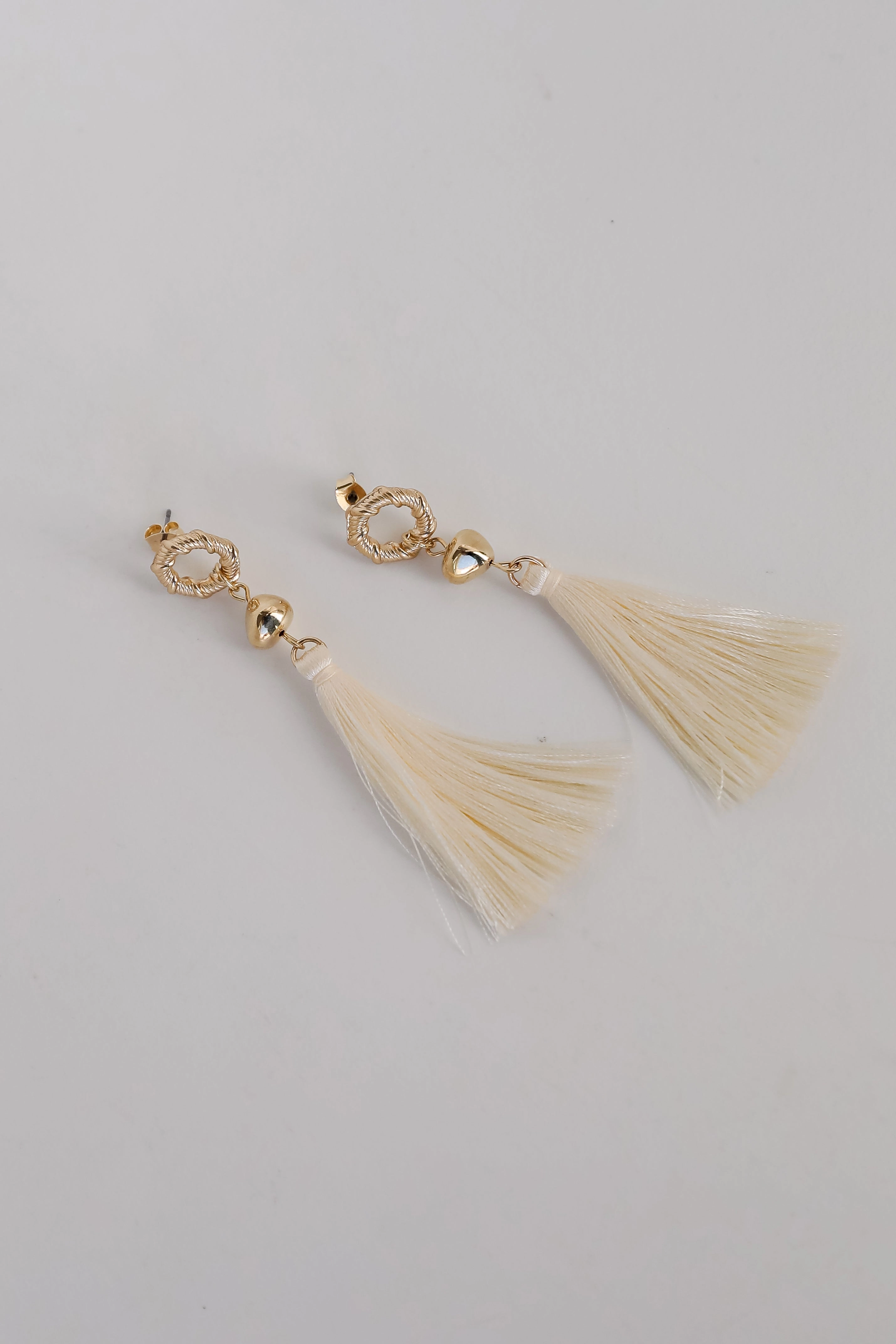 FINAL SALE - Gracelyn Gold Tassel Earrings