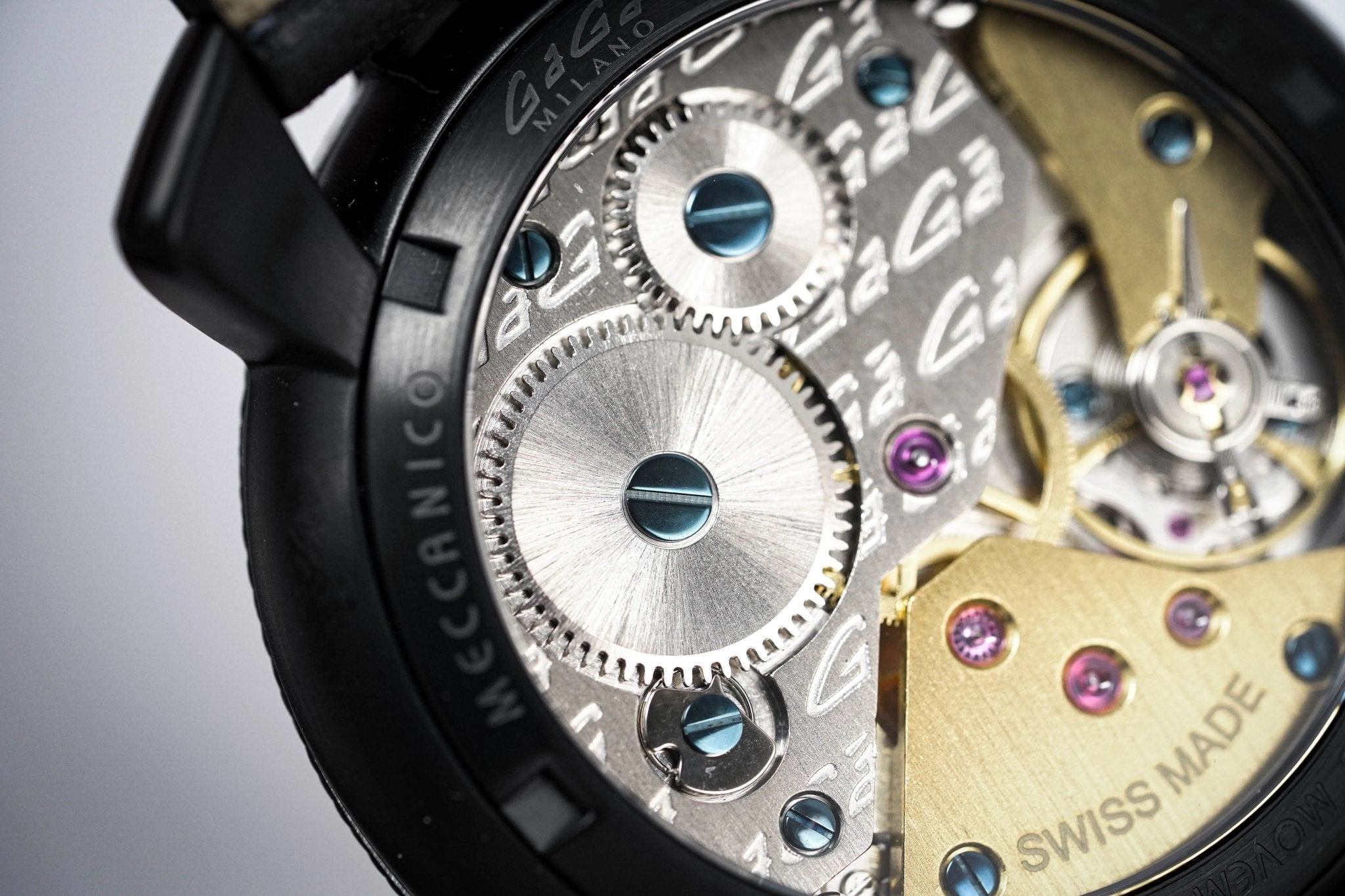 Gagà Milano Watch Manuale 48mm Special Edition Black Carbon
