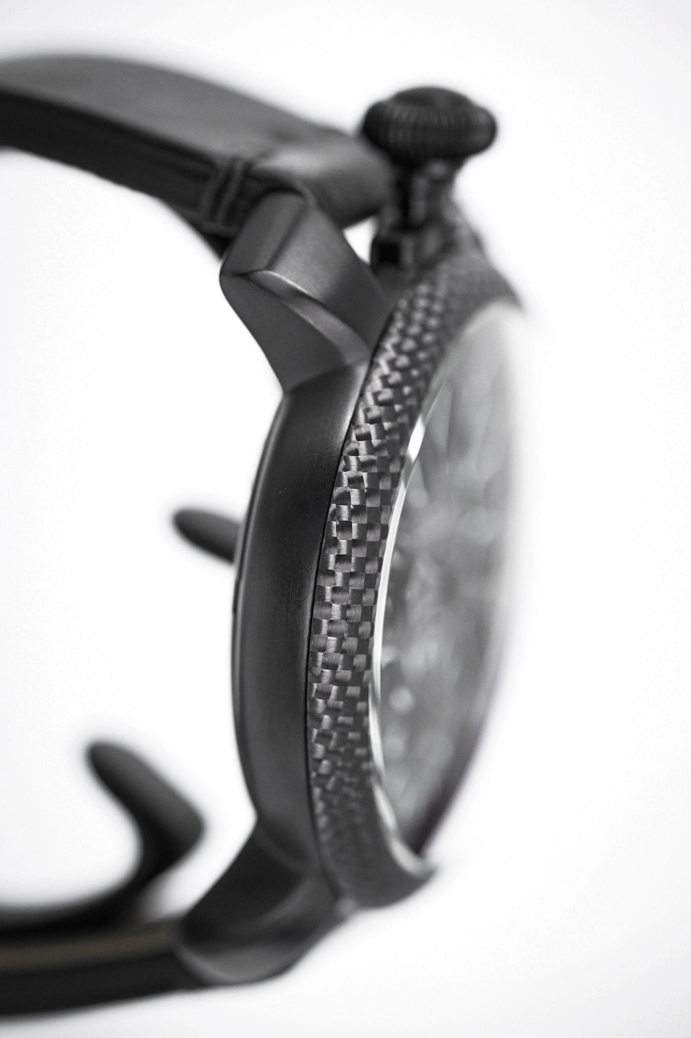 Gagà Milano Watch Manuale 48mm Special Edition Black Carbon