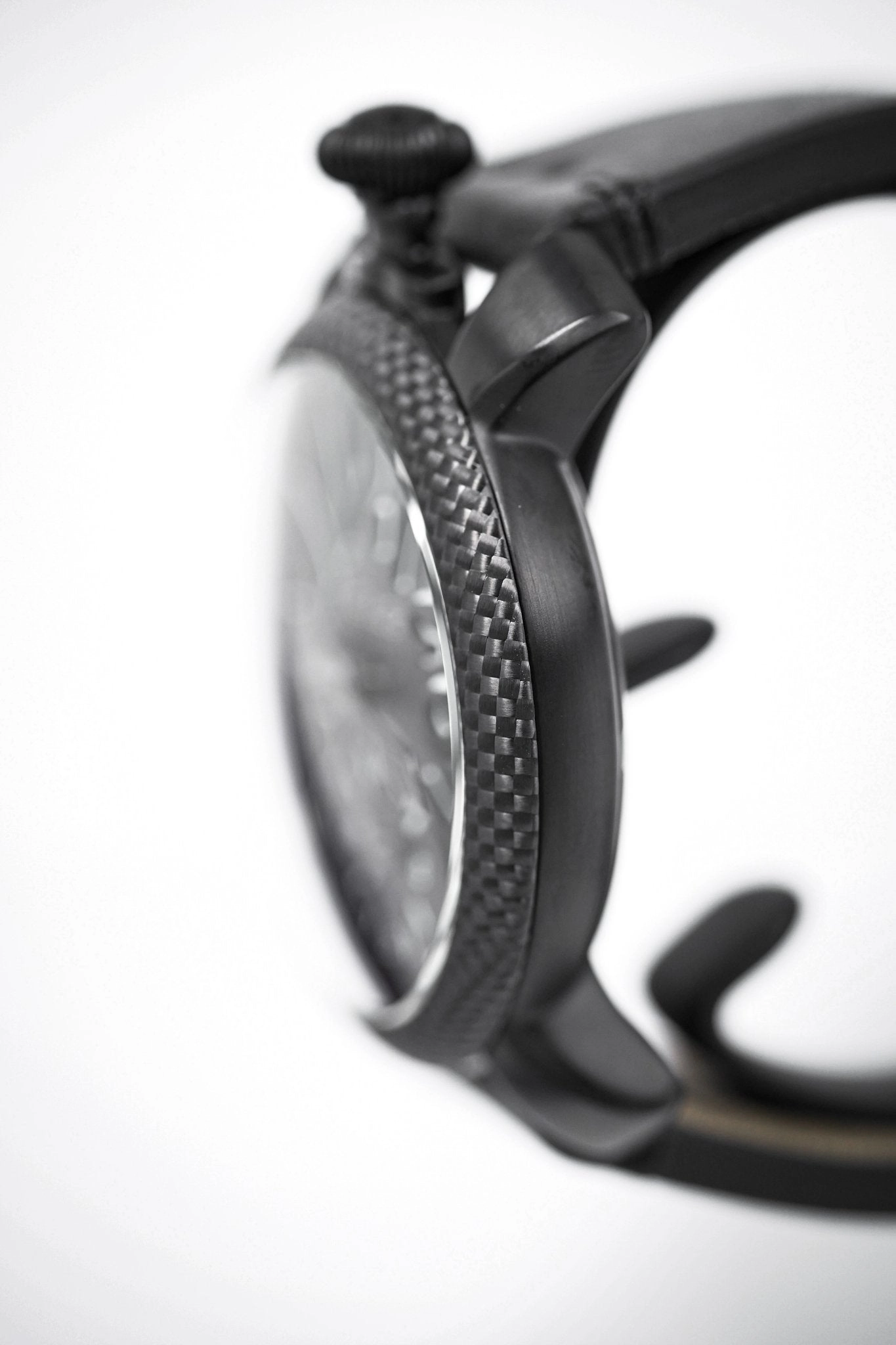 Gagà Milano Watch Manuale 48mm Special Edition Black Carbon