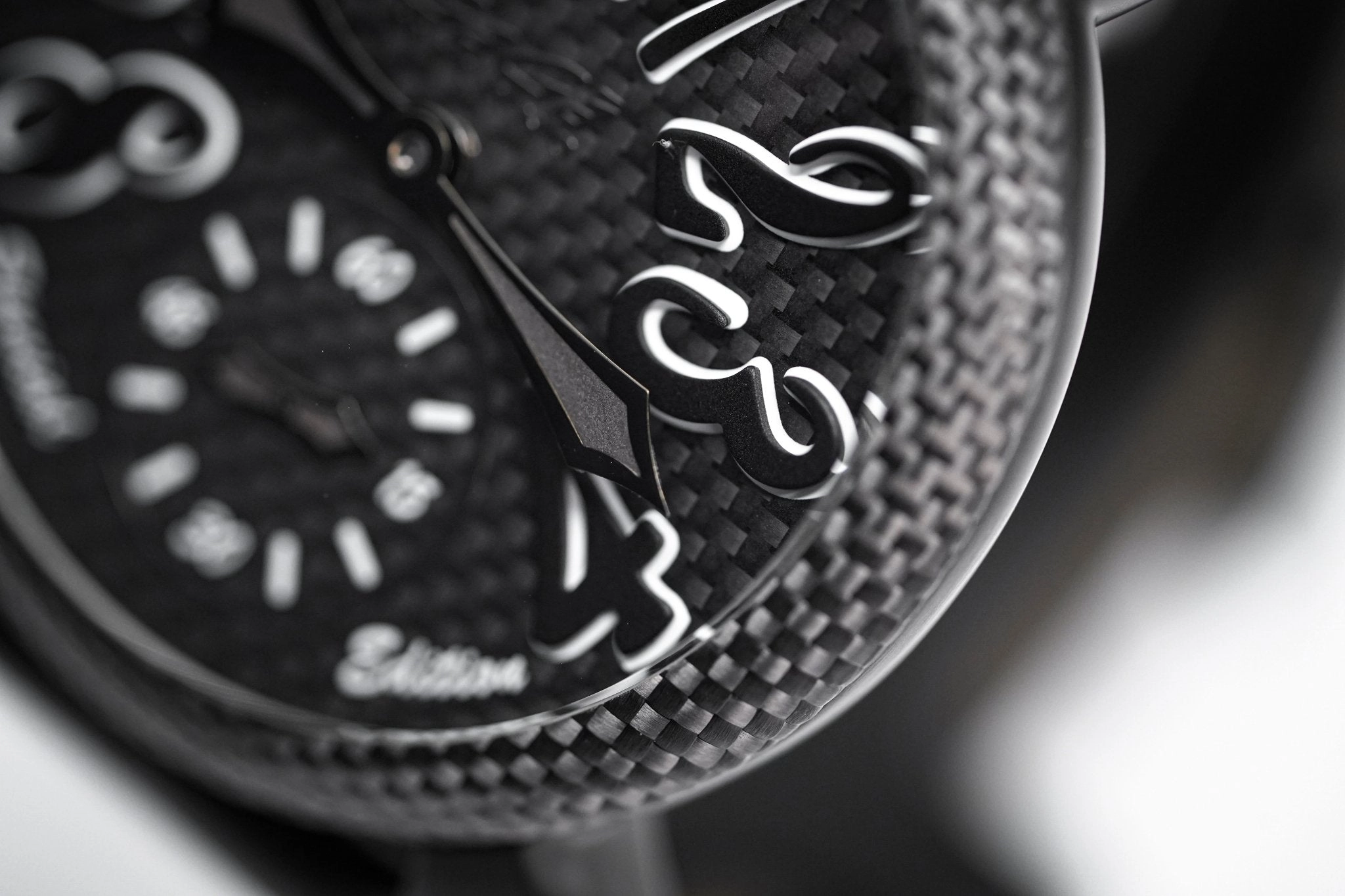 Gagà Milano Watch Manuale 48mm Special Edition Black Carbon