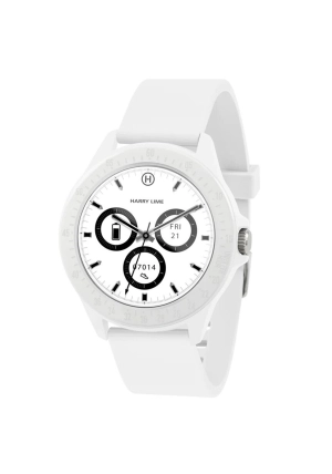 Harry Lime Unisex Smart Watch, White