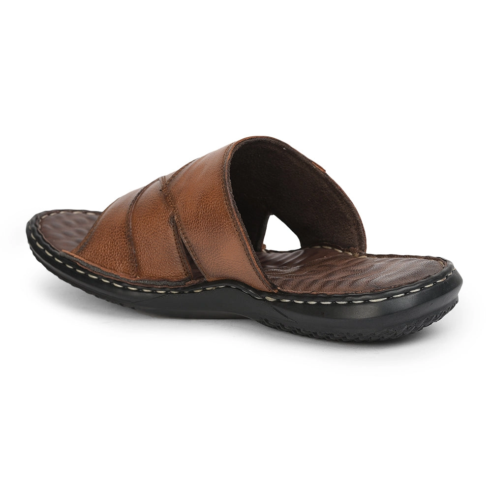 Healers Casual (Tan) Slippers For Men DTL-112 By Liberty