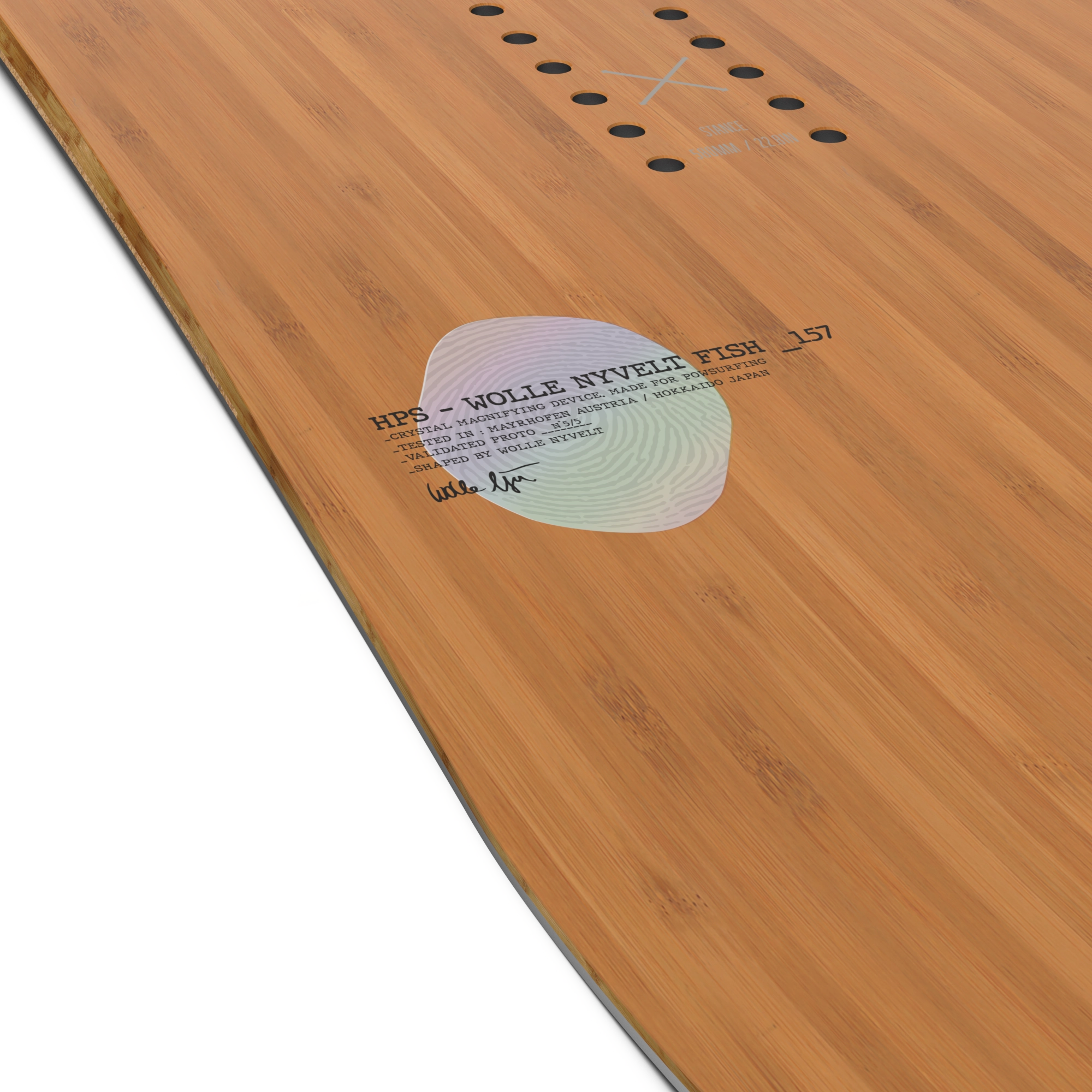 HPS - WOLLE NYVELT FISH SNOWBOARD