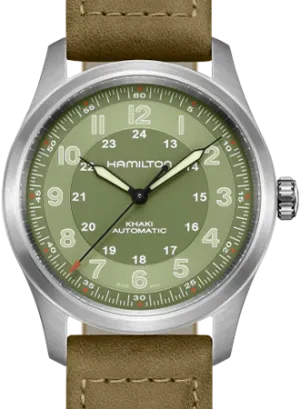 Khaki Field Titanium Auto 38 Green Ref. H70205860