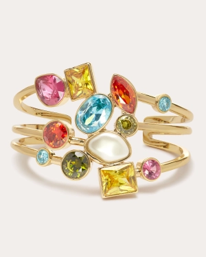 Millie Multicolor Stone Cuff Bracelet