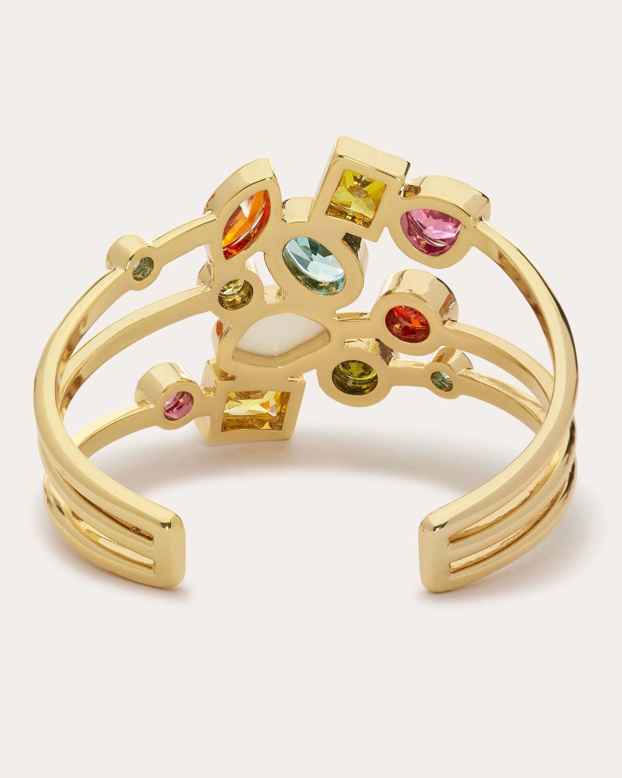 Millie Multicolor Stone Cuff Bracelet