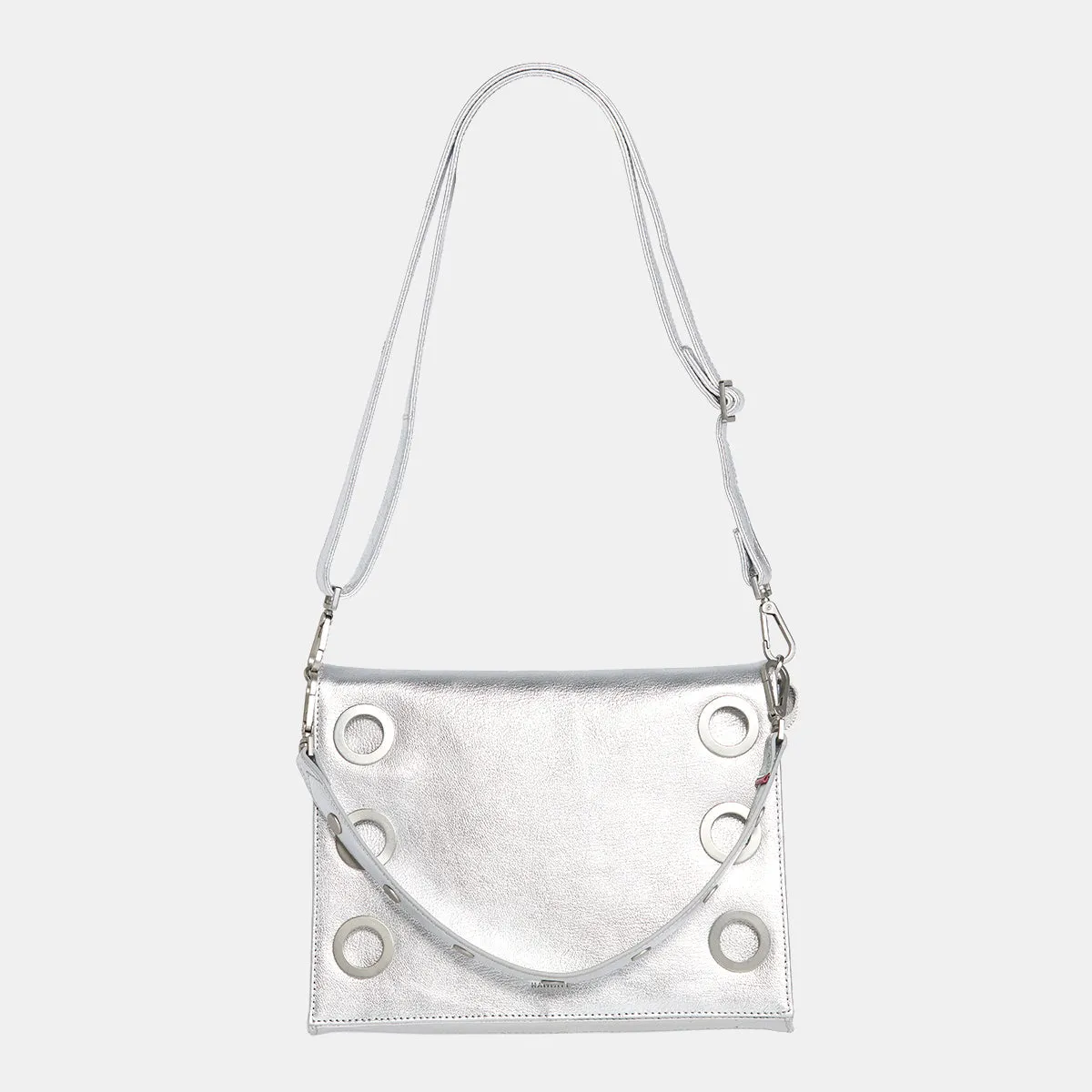 Montana Clutch | Sidewalk Silver/Brushed Silver | Lrg
