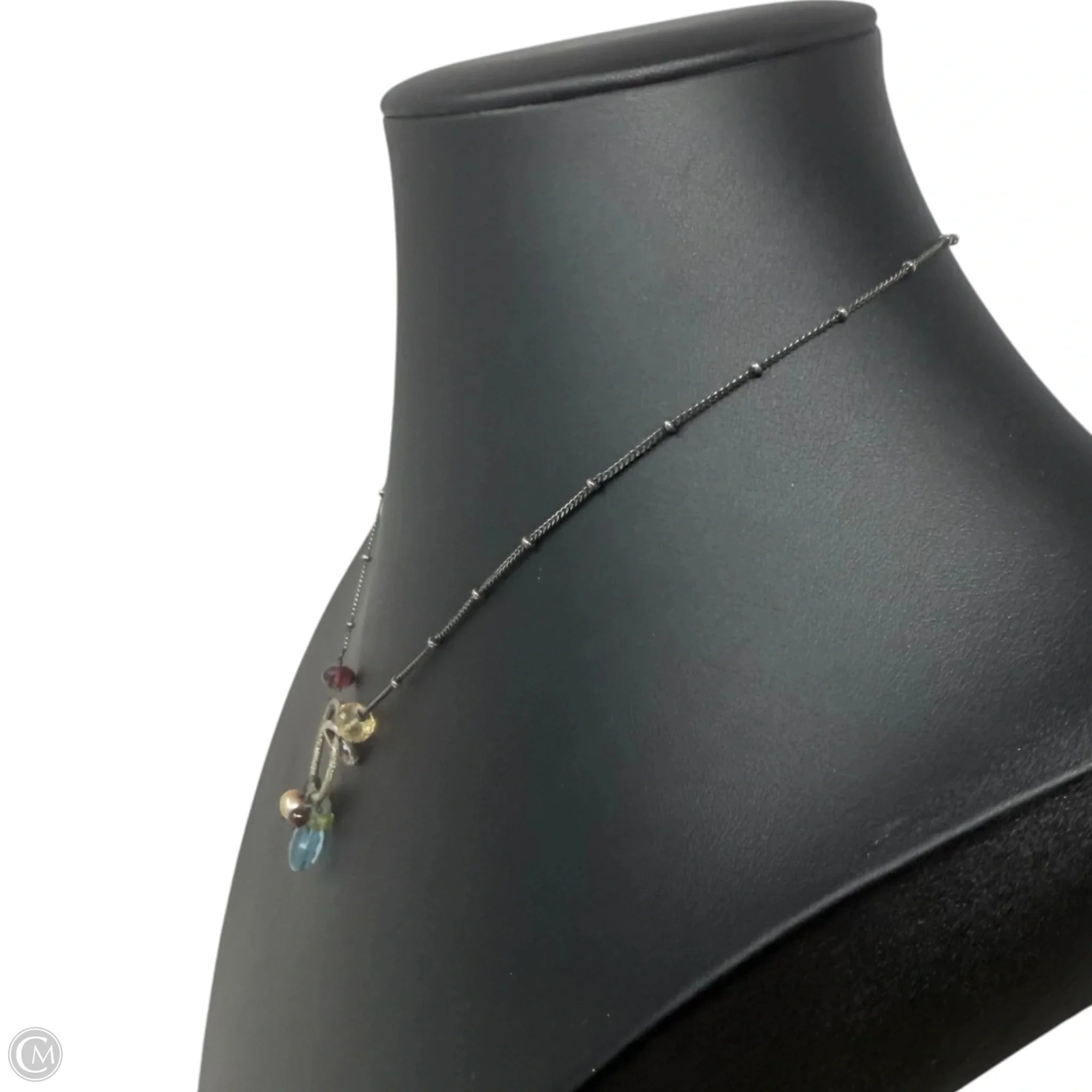 Paige Colorful Gems Pendant Necklace In Sterling Silver By Anna Balkan