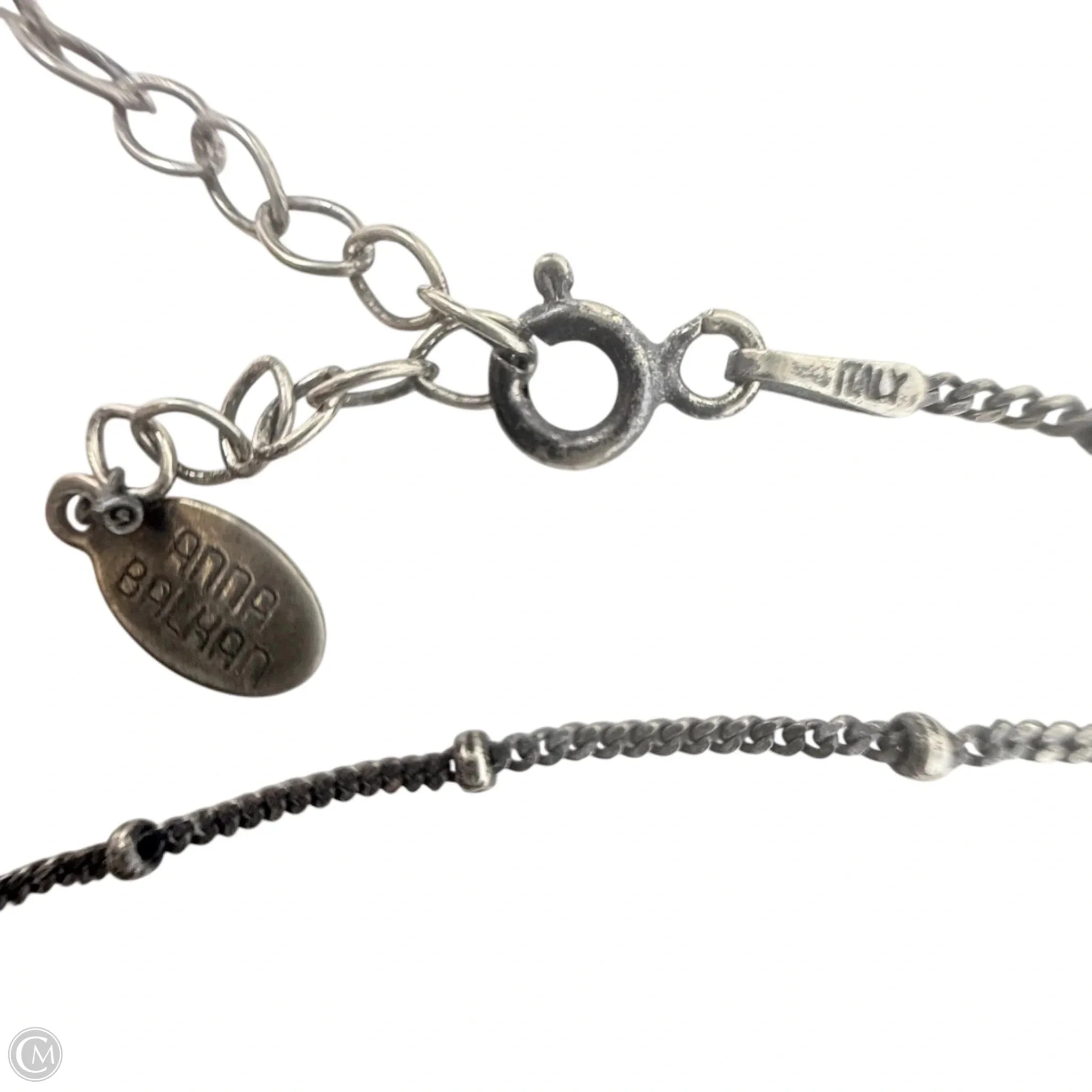 Paige Colorful Gems Pendant Necklace In Sterling Silver By Anna Balkan