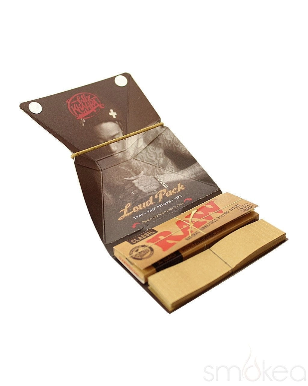 Raw x Wiz Khalifa 1 1/4 Loud Pack Rolling Papers w/ Tips