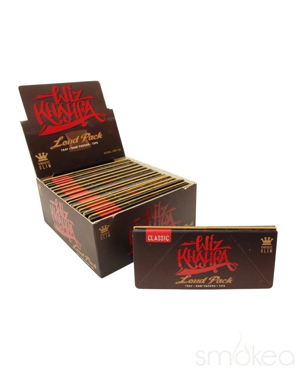 Raw x Wiz Khalifa King Size Loud Pack Rolling Papers w/ Tips
