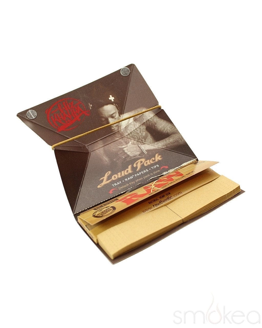 Raw x Wiz Khalifa King Size Loud Pack Rolling Papers w/ Tips