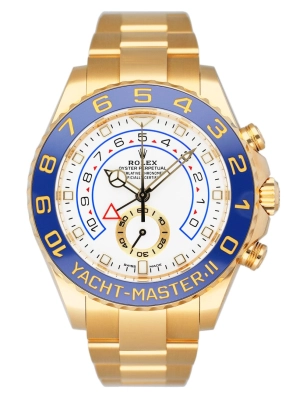 Rolex Yacht-Master II 116688 18K Yellow Gold Mens Watch Box Papers