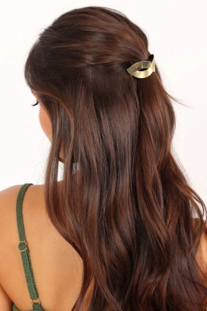 Rose Hair Cuff - Gold