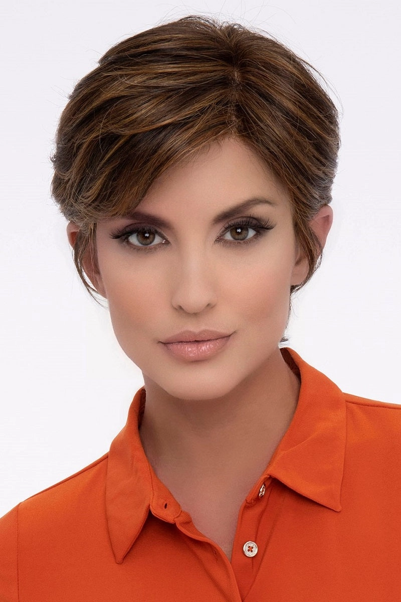 Sale - Envy Wigs - Paula - Human Hair Blend - Color: Almond Breeze