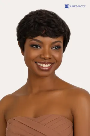 SHAKE N GO GOLDEN 100% HUMAN HAIR WIG - MEAGAN