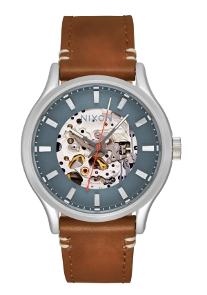 Spectra Leather - Lt Gunmetal / Basalt / Sienna