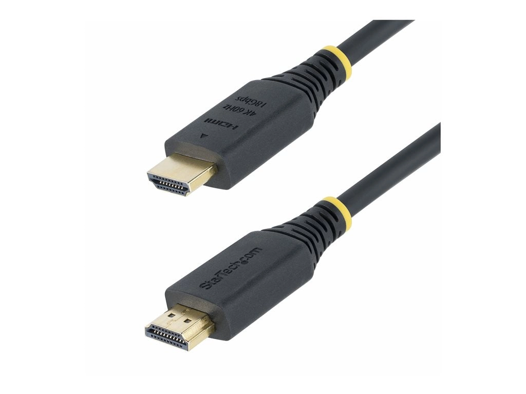 StarTech.com 6ft (1.8m) Premium Certified High Speed HDMI Cable, 4K60Hz - Premium High Speed - HDMI cable with Ethernet - HDMI HDMI2-CABLE-4K60-6F