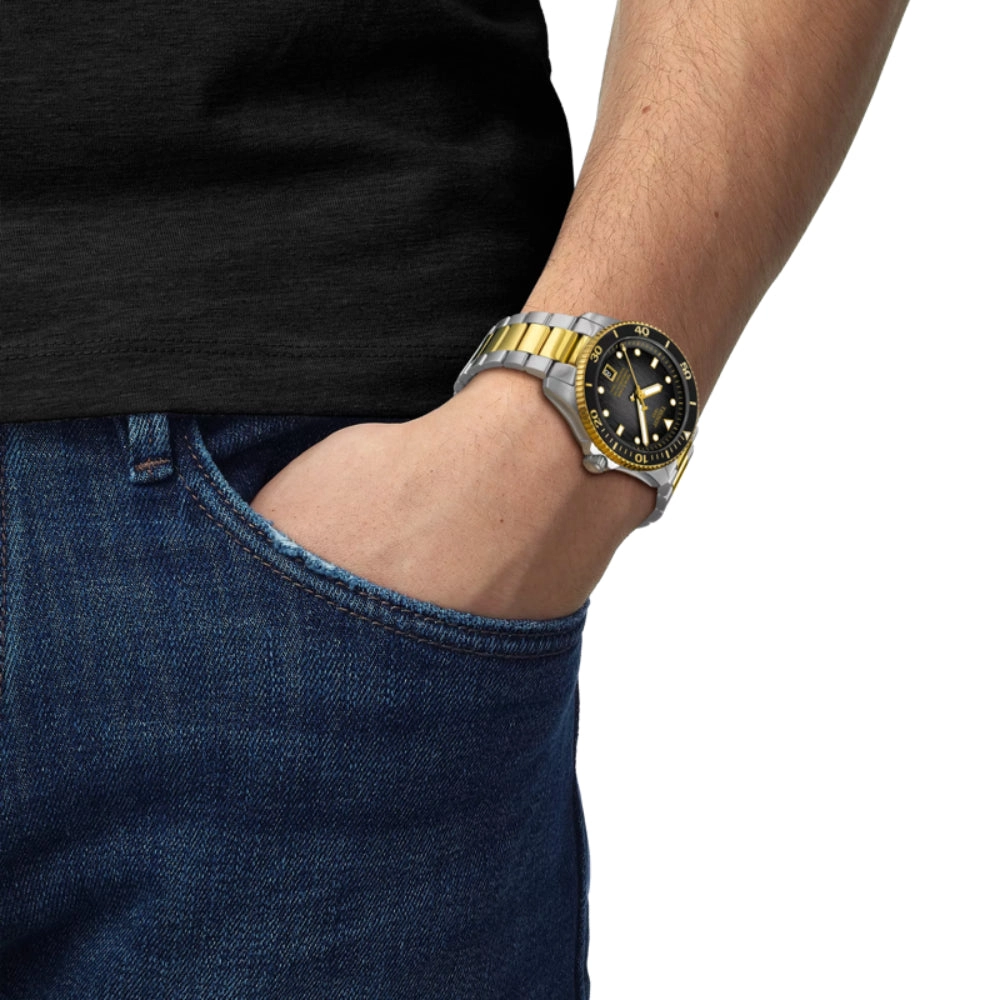 Tissot Seastar 1000 Powermatic 80 Two-Tone Automatic Watch