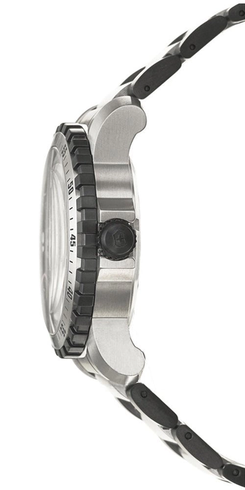 Victorinox Swiss Army Alpnach Automatic Black PVD & Stainless Steel Mens Watch Date 241197