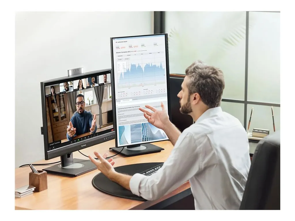 ViewSonic VG2757V-2K - LED monitor - 27 - 2560 x 1440 QHD @ 100 Hz - IPS - 350 cd/mï¿½ - 1300:1 - 5 ms - HDMI