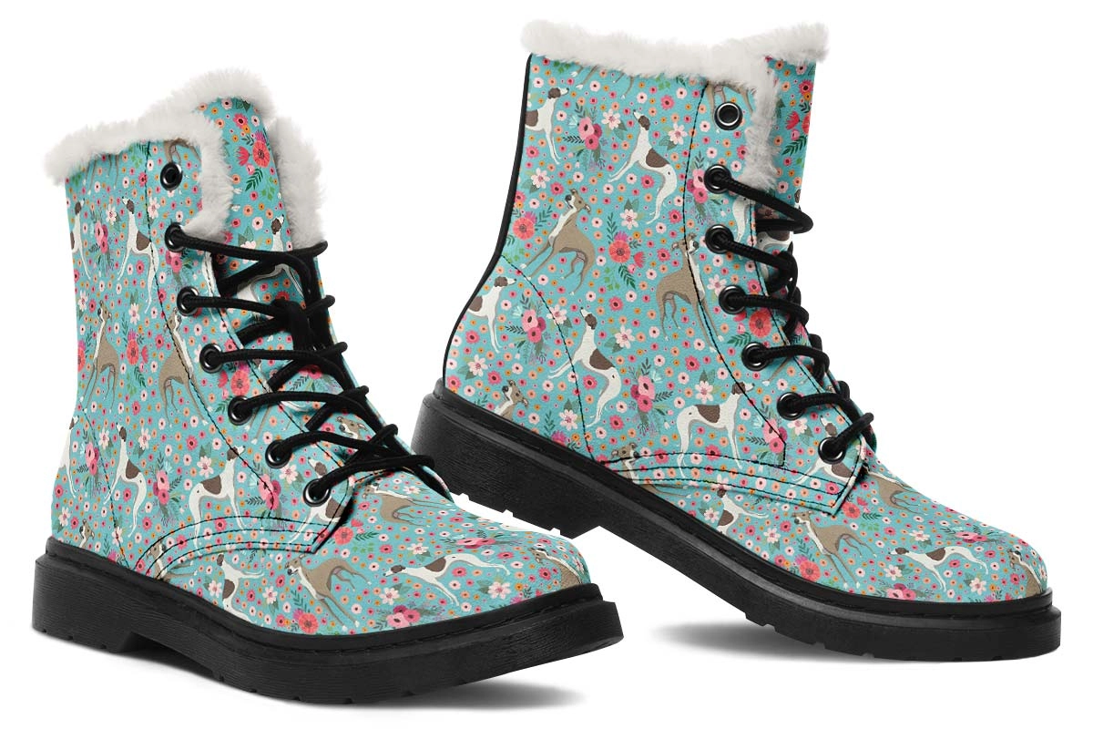 Whippet Flower Winter Boots