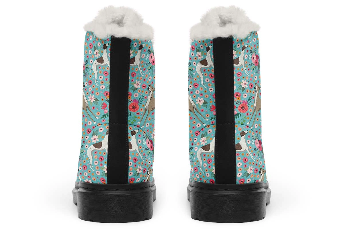 Whippet Flower Winter Boots