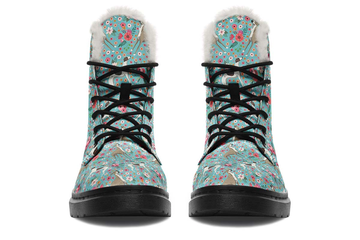 Whippet Flower Winter Boots