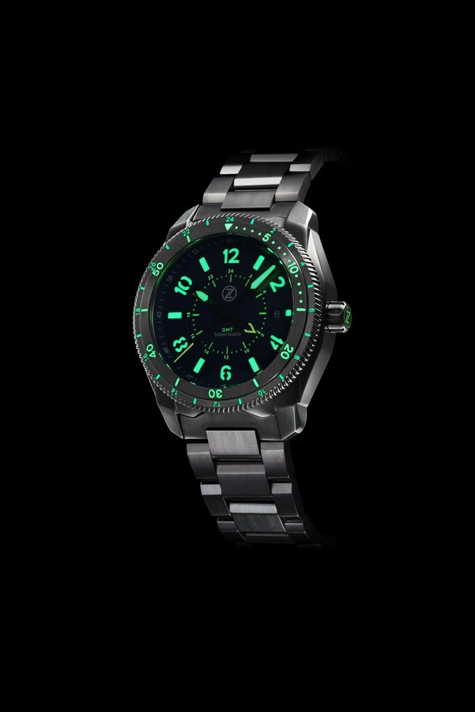 Zelos Thresher 500m GMT Mother of Pearl