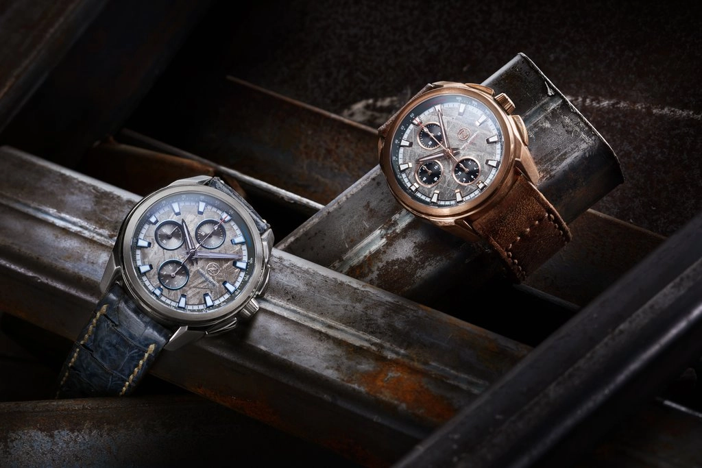 Zelos ZX-3 Mechaquartz Chronograph Meteorite